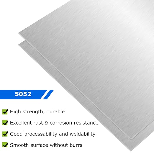 6 Pack 5052 Aluminum Sheet Metal 12 x 12 x 1/64 Inch Thin Flat Plain Aluminum - Image 3