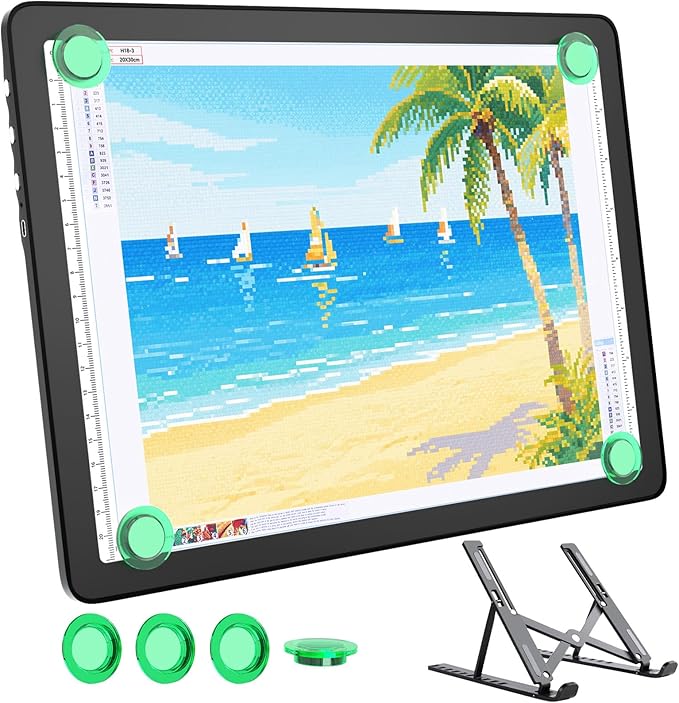 Rechargeable A4 Light Box for Tracing, Bawaslom LED Light Pad by Bawaslom