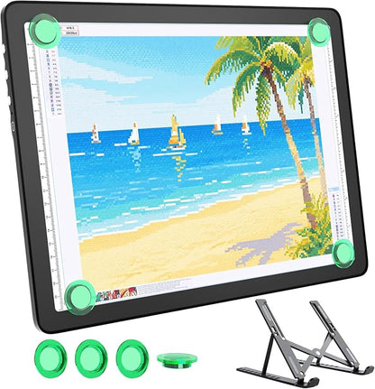 Rechargeable A4 Light Box for Tracing, Bawaslom LED Light Pad by Bawaslom