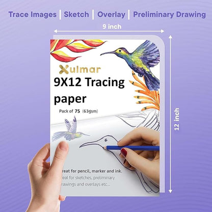 Xulmar 9x12 Tracing Paper 63 GSM - Image 3