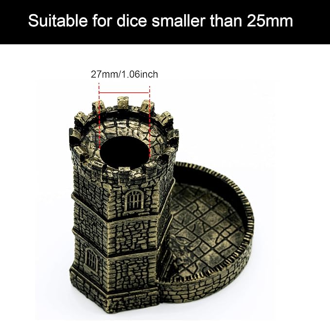 D&D Dice Tower, Castle Dice Rolling Tower - Image 3