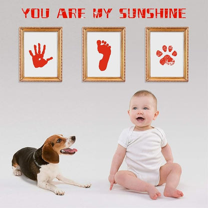 Ink Pad, 5x4'' Washable Non-Toxic Ink Stamp Pad - Image 6