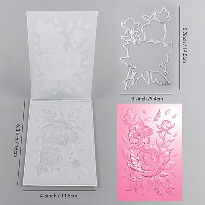 BAOFALI 3D Embossing Folder and Metal Die Set - Image 2