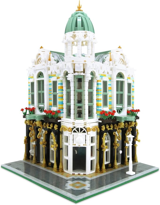 ZenithFlow Street View Building Blocks Kit, Gem Store Mini Blocks Construction by Unknown