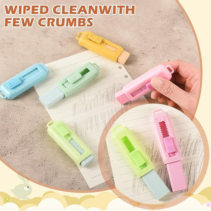 24 Pcs Cute Retractable Eraser for Pencils Cute School Supplies Kawaii Erasers - Image 6