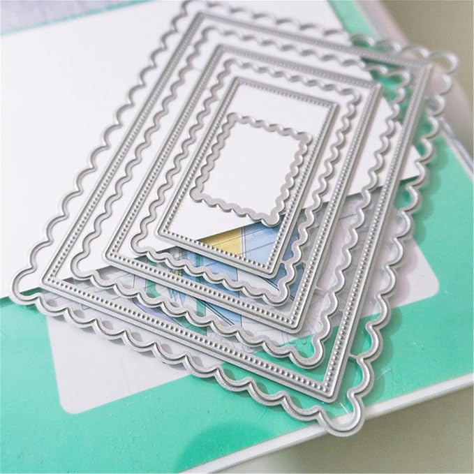 Cutting Dies Metal Stencils Scrapbooking Tools Flowers Lace Frame DIY Embossing - Image 6