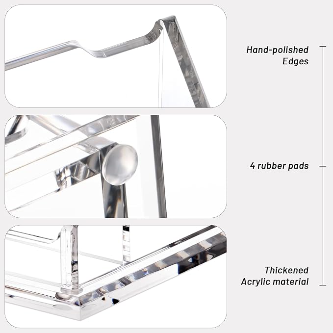 Business Card Holder for Desk, Acrylic Business Card Organizer, Office Desk - Image 6