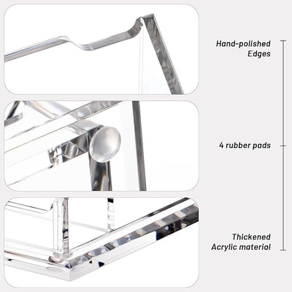 Business Card Holder for Desk, Acrylic Business Card Organizer, Office Desk - Image 6