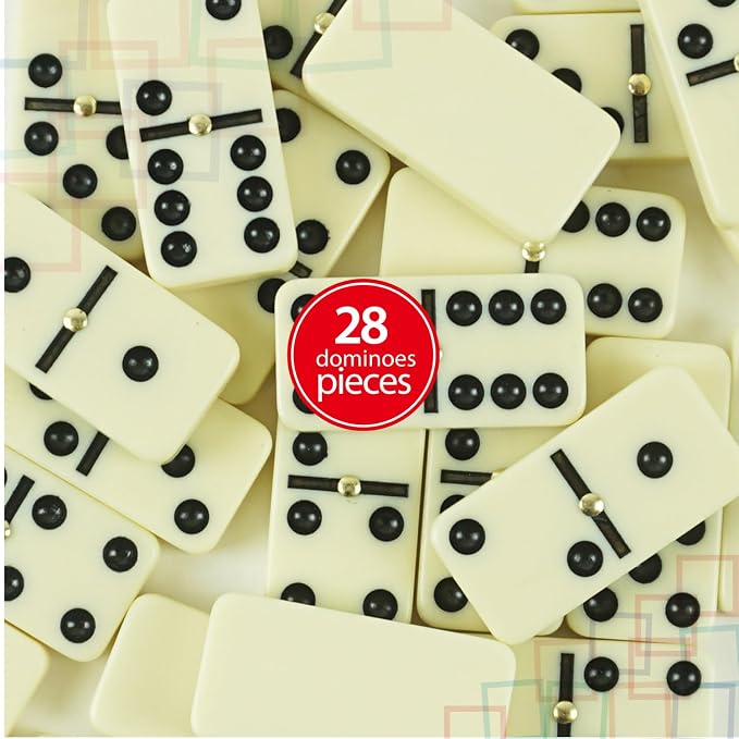 ERLLE - Premium Double 6 Dominoes Set, Classic Domino Game - Image 6