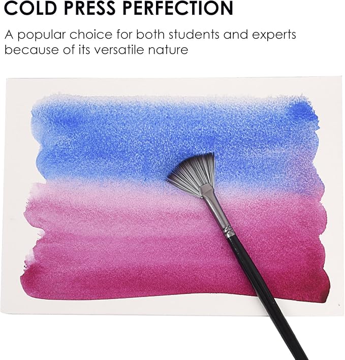 Fingraspuro Watercolor Paper Pad 9x12 Inch, 30 Sheets, 100% Cotton, Cold Pressed - Image 5