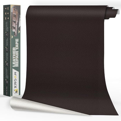 Leather Repair Tape, 16x40 inch, Dark Brown, Self-Adhesive, Water-Resistant by ProfessionalFurnitureRepair