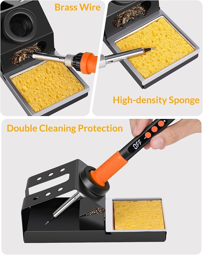 Soldering Iron Kit, 100W High Power Soldering Iron, Fast Heating, Digital - Image 4