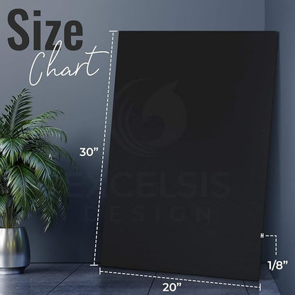 Black Foam Board 20 x 30 x 1/8" Inch, 15 Pack Acid-Free Foam Core Poster Board - Image 2