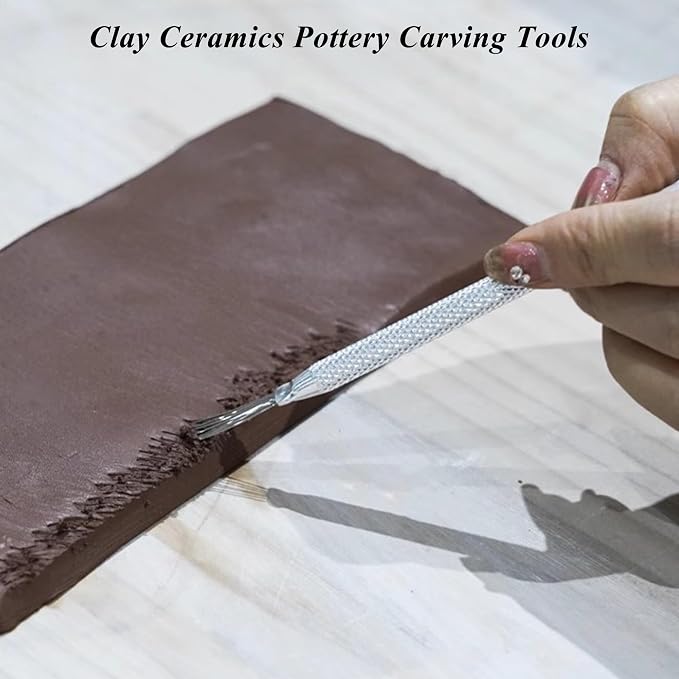 3 PCS Clay Needle Tools Sculpting Ceramics Pottery Carving Tools - Image 6