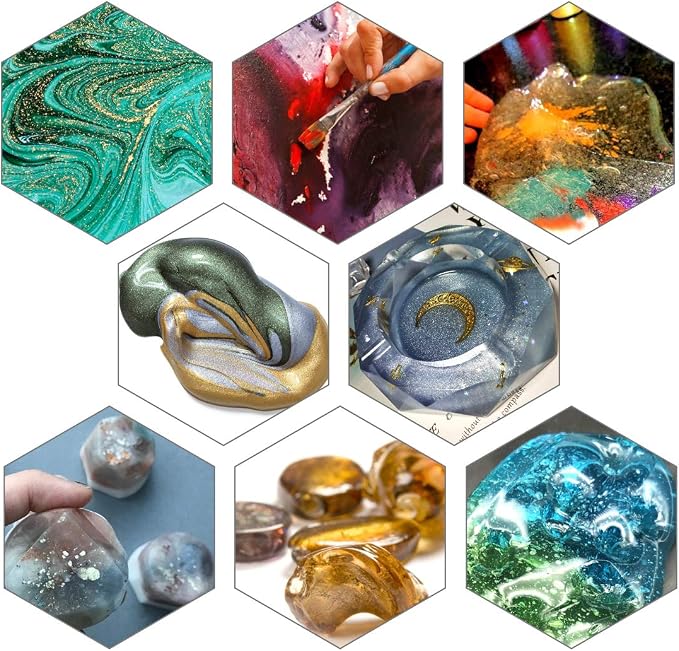 15 Bottles Slime & Candle Mica Powder, Resin Color Pigment, Epoxy Resin - Image 5