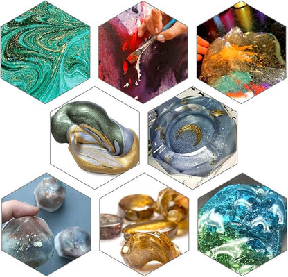 15 Bottles Slime & Candle Mica Powder, Resin Color Pigment, Epoxy Resin - Image 5