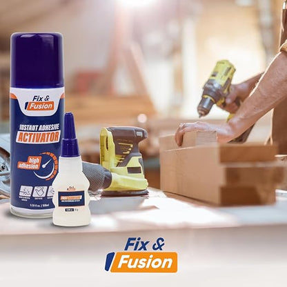 FIX & FUSION Activator Spray, Instant Cure Accelerator - Image 8