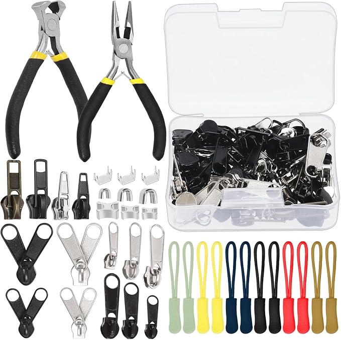 Keadic 144Pcs Zipper Repair Kit by Keadic