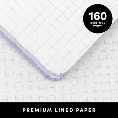 PAPERAGE Graph Paper Spiral Notebook & Journal, 160 Pages, Medium 5.5 inches x - Image 4