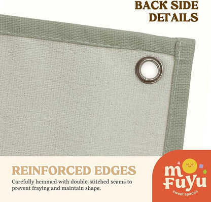 Playroom Decor, Long Live Playtime Wall Hanging Linen Banner, Sage Green - Image 3