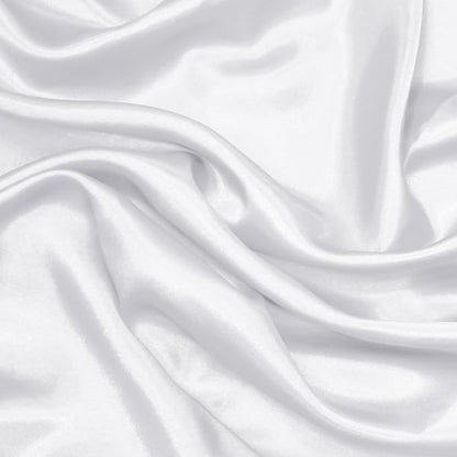 RUDONG M White Satin Fabric by The Yard, 5 Yard x 60 Inch Wide Silky Charmeuse - Image 7