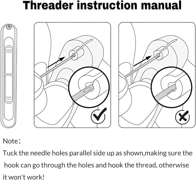 Upgraded 2 in 1 Automatic Needle Threaders Seam Ripper, Quilting Supplies - Image 4