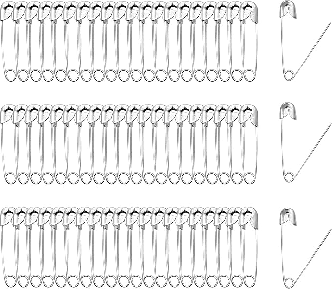 500 PCS 19mm Safety Pins by Qjaiune