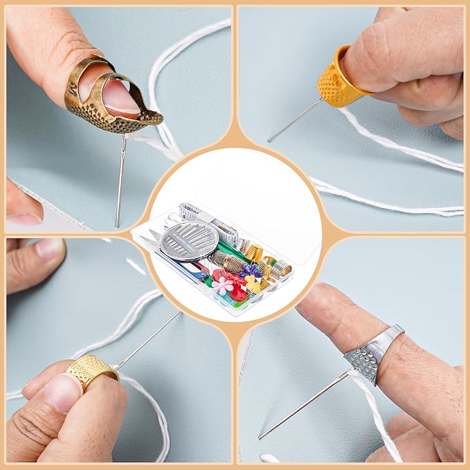 CousDUoBe Sewing Thimble Kit, thimbles - Image 3