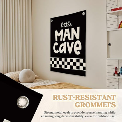 Boy Room Decor, Little Man Cave Sign - Image 6