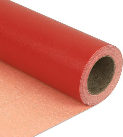 NESCCI Red Matte Wrapping Paper, Solid Color Pearly-Lustre Paper, Gift Wrapping by NESCCI