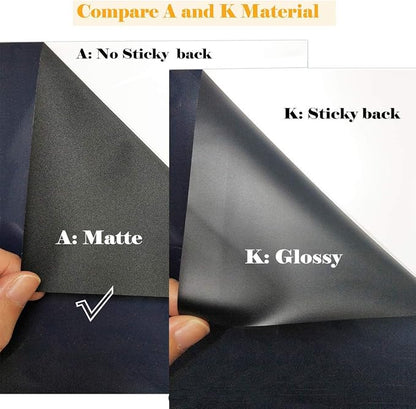 guangyintong Heat Transfer Vinyl Black HTV Rolls, Matte Surface Black HTV Vinyl - Image 6