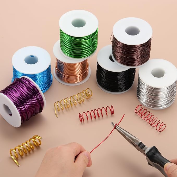 MECCANIXITY 12 Gauge Anodized Aluminum Craft Wire Bendable Bonsai Training Wire - Image 5