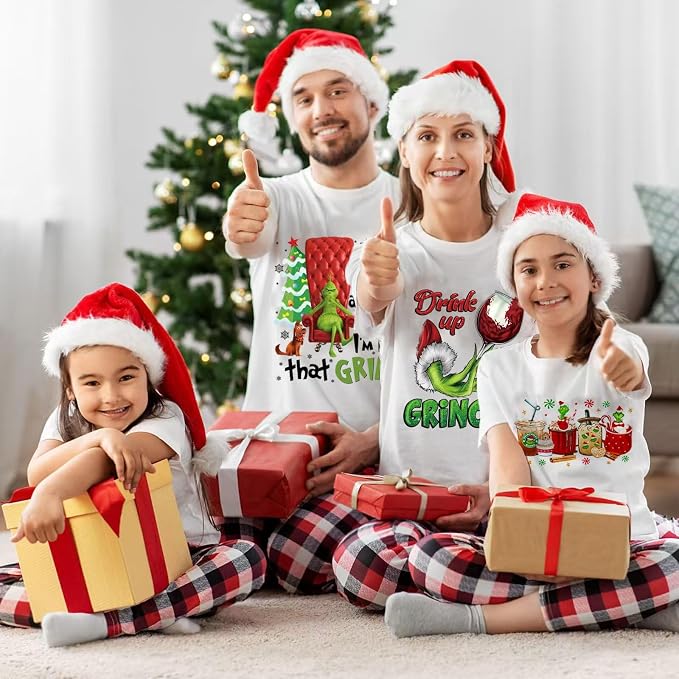 Christmas Iron on Decals Transfer, Funny Christmas Heat Transfer Stickers Iron - Image 6