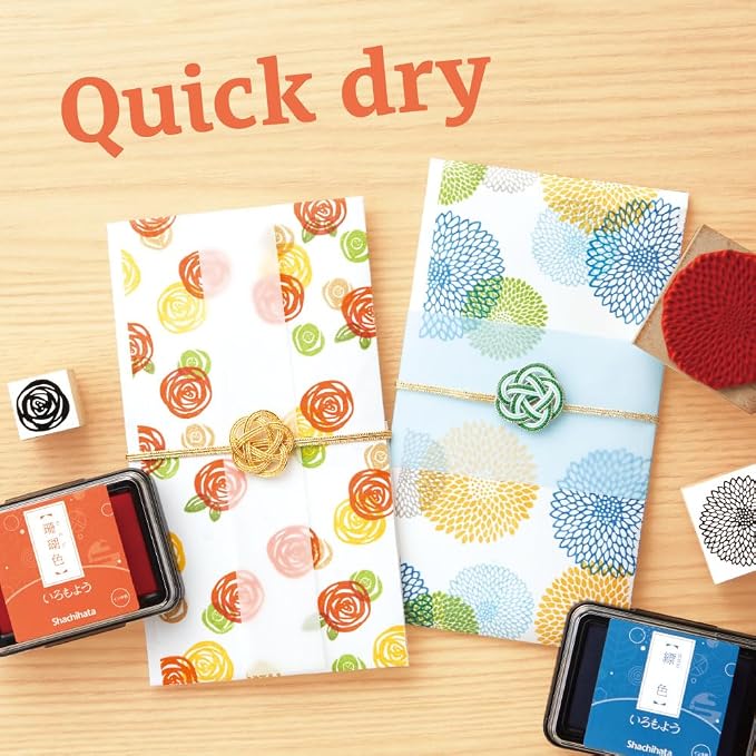 IROMOYO Stamp PAD, Traditional Japanese Ink Colour, Oil-Based Ink pad - Image 2