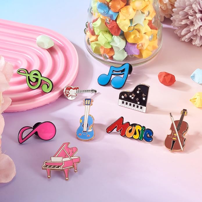 Mixed Enamel Pins for Backpacks, Beadthoven Cute Enamel Brooch Pins Set - Image 2