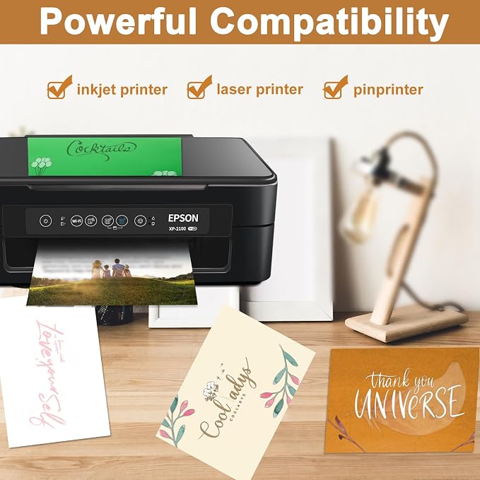40 Sheets Gold Shimmer Cardstock 8.5 x 11 Certificate Paper, 75lb Craft Paper - Image 5
