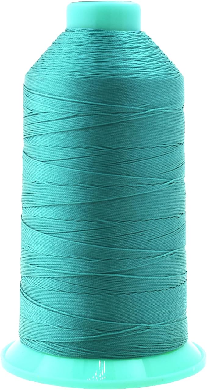 Mandala Crafts Bonded Nylon Thread Turquoise Heavy Duty Sewing Threads by MandalaCrafts