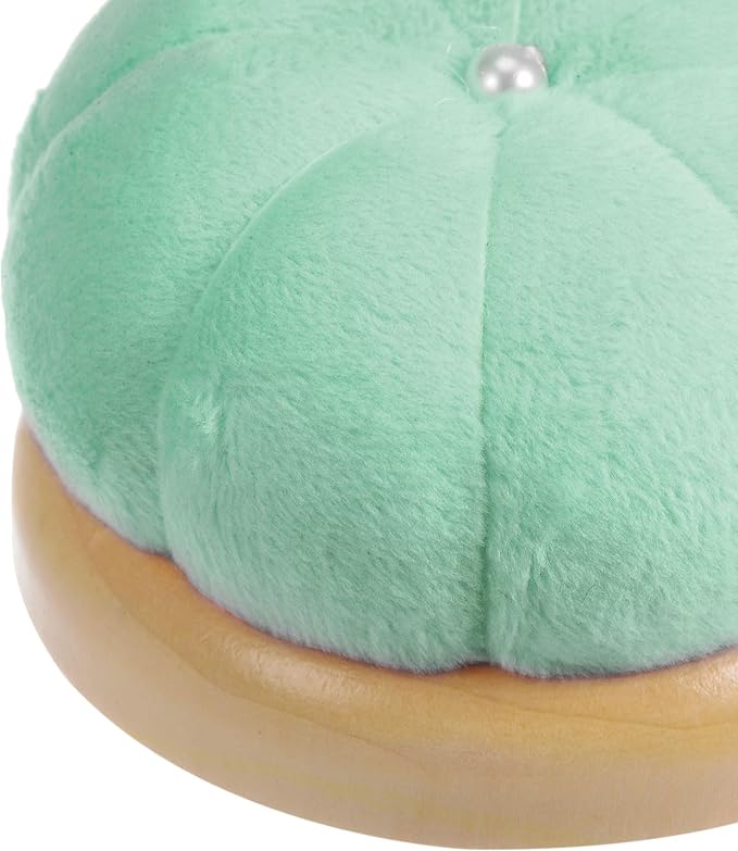 HARFINGTON Wooden Base Needle Pincushions Japanese Style Pin Cushions Round Pin - Image 4