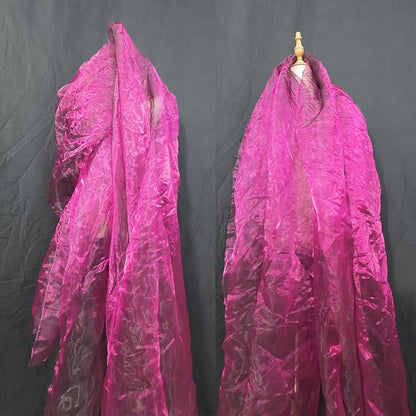 Two-Tone Iridescent Holographic Organza Fabric by Unknown