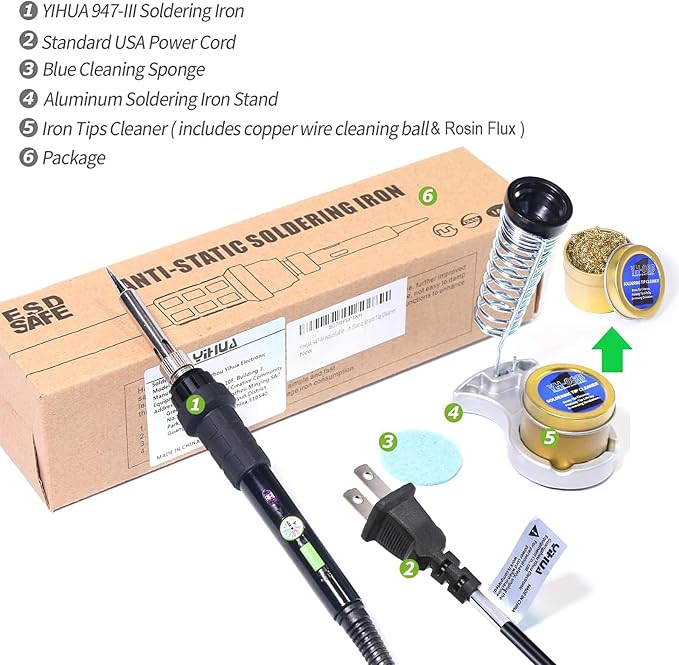 YIHUA 947-III Soldering Iron Kit - Image 3