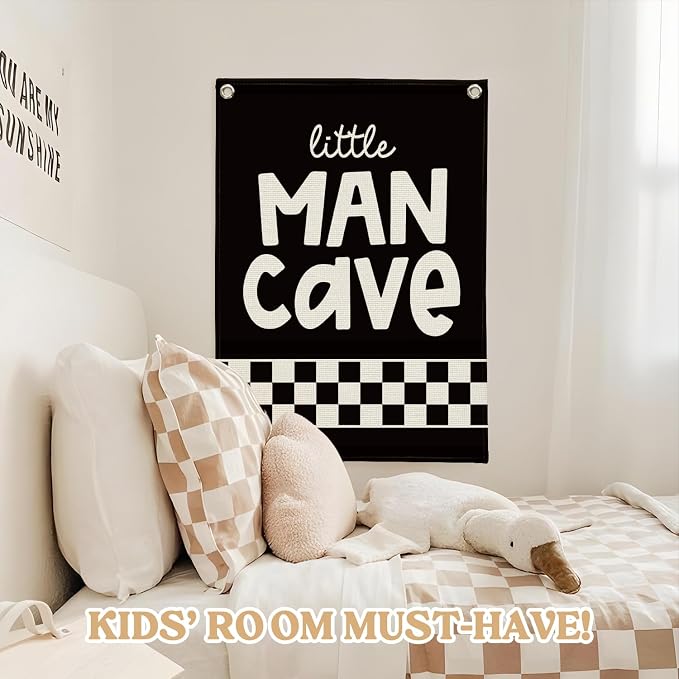 Boy Room Decor, Little Man Cave Sign - Image 5