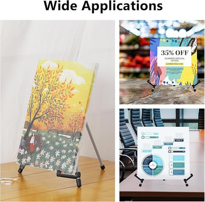 14" High Tabletop Instant Display Easel, Small Desktop Steel Easel Stand - Image 6