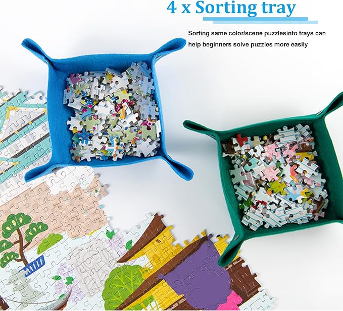 Celawork 1000 Pieces Puzzle mat roll up - Image 4