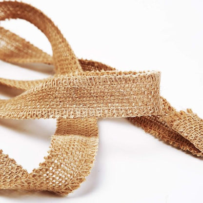 KINJOEK 1 Inch Wide 82 Yards Burlap Ribbon, Natural Jute Fabric Ribbon - Image 8