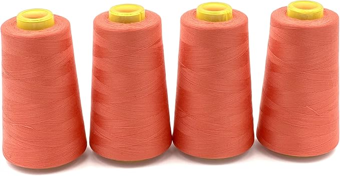 Tortoise 4 Cones of 3000 Yards Each Spool Thread by TORTOISETHREAD