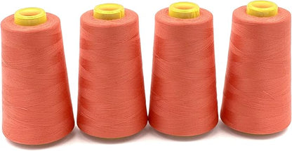 Tortoise 4 Cones of 3000 Yards Each Spool Thread by TORTOISETHREAD