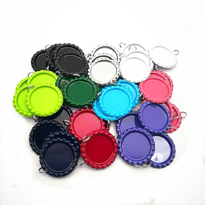 Mixed Colors Flat Bottle Caps - Image 5