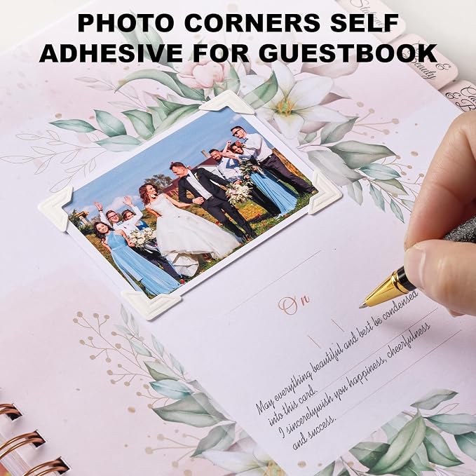 White Photo Corners Self-Adhesive, Photo Picture Mounting Corners - Image 4