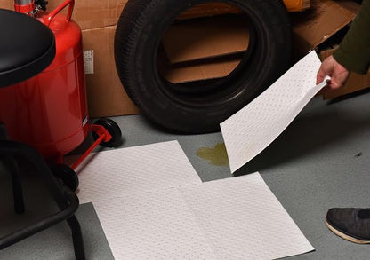 A A IN Oil-Only Absorbent Mat Pads, 100 Pack Oil Spill Pads - Image 6