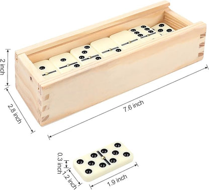 Dominos Set for Adults, Double 6 Domino Game, Double Six Standard Domino - Image 4